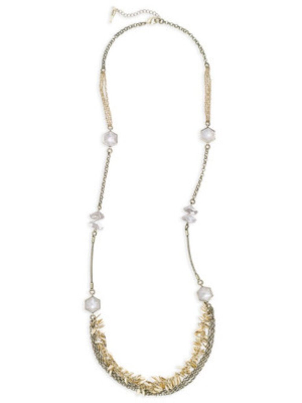 Chloe + Isabel Casablanca Mother of Pearl Long Necklace